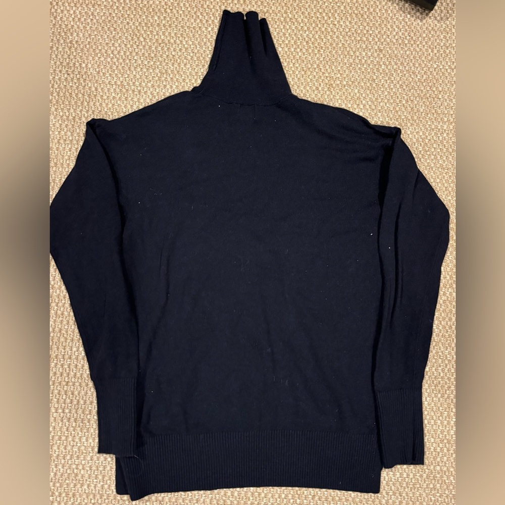 Men's Black Turtleneck Sweater